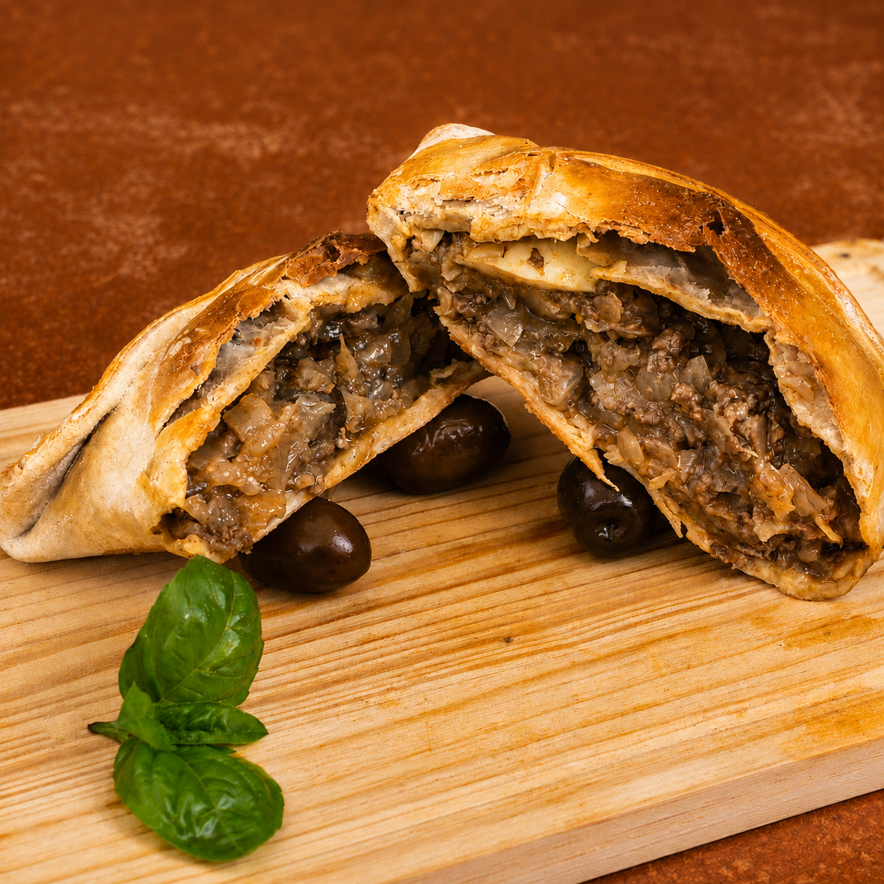Empanada de pino horneada